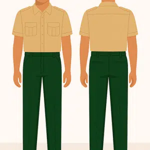 Calça Desbravadores – Verde – Gabardine